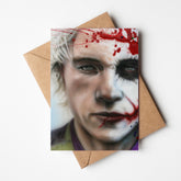 Heath and the Joker Greeting card